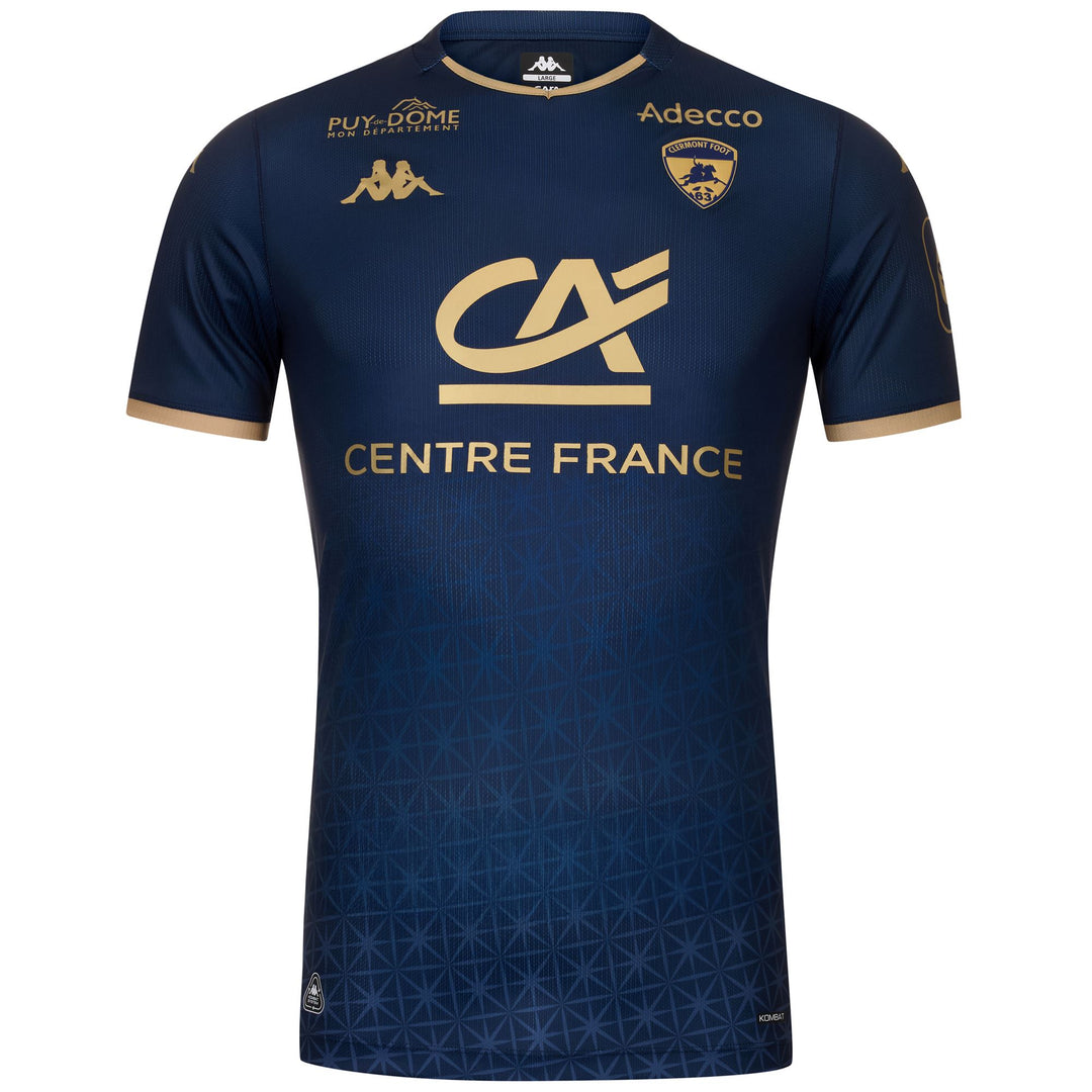 Camiseta deportiva azul y amarilla para hombre con protección Hydro-Way 01