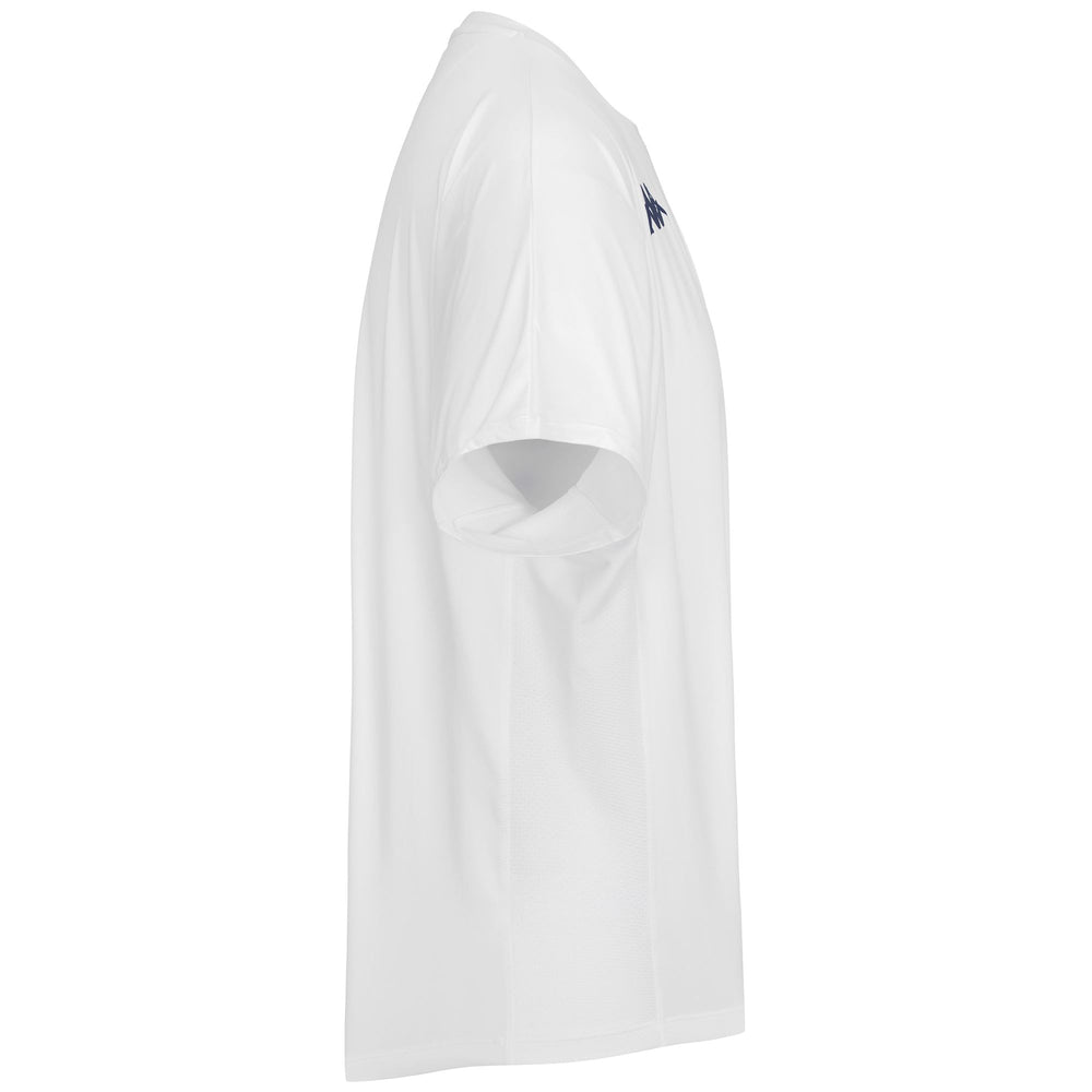 T-shirt d'entraînement extensible blanc pour femme, coupe classique 02