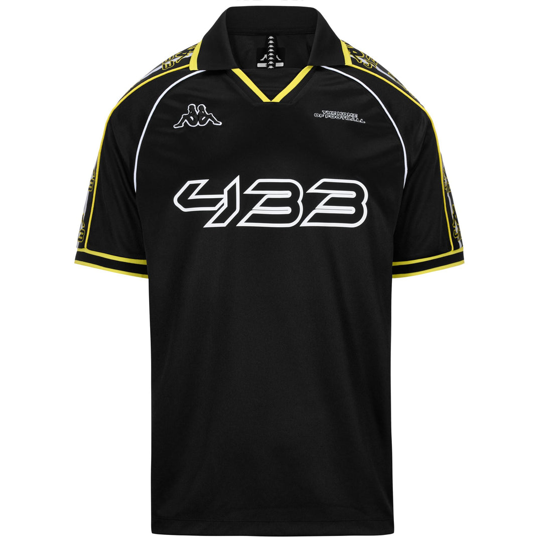 Black Men's Oversize Fit Polyester Shirt for Soccer 01