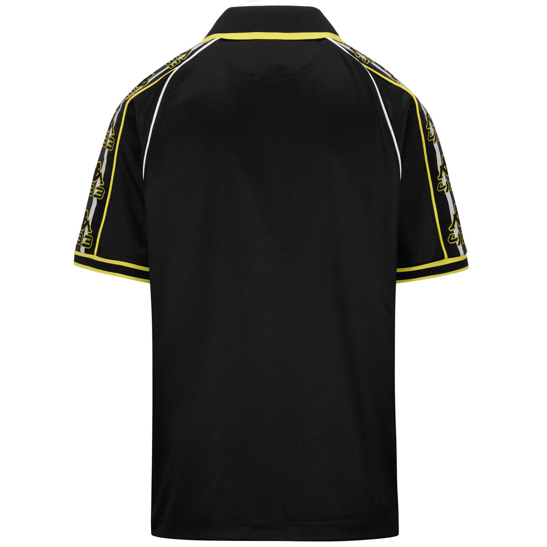 Black Men's Oversize Fit Polyester Shirt for Soccer main