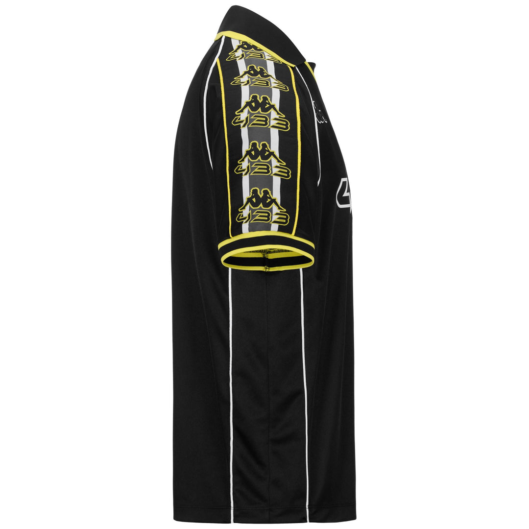 Black Men's Oversize Fit Polyester Shirt for Soccer main