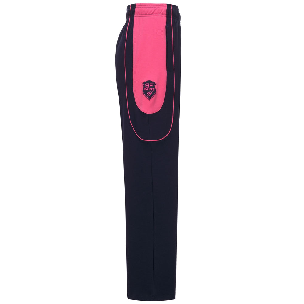 Pantalon de rugby bleu pour homme, coupe classique, en tissu interlock épais 02
