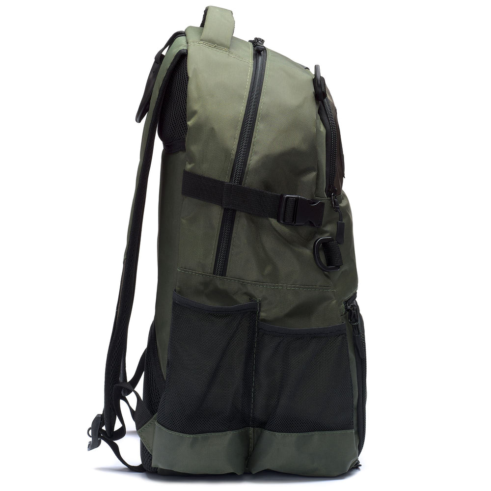 Green Unisex Sportswear Medium Nylon Backpack 02