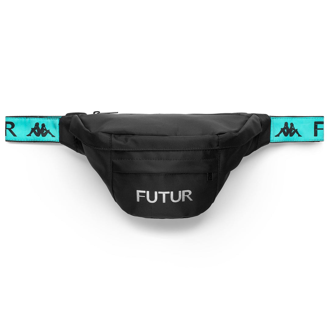 Kappa FuturFestival Black Unisex Sportswear Waist Bag. 01
