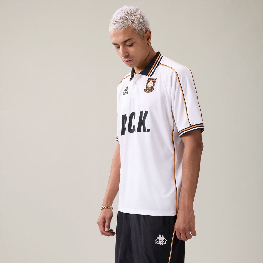 AUTHENTIC OVICOR - Active Jerseys - Polo - Man - White N-Black-Orange Desert-Black-Orange Desert main