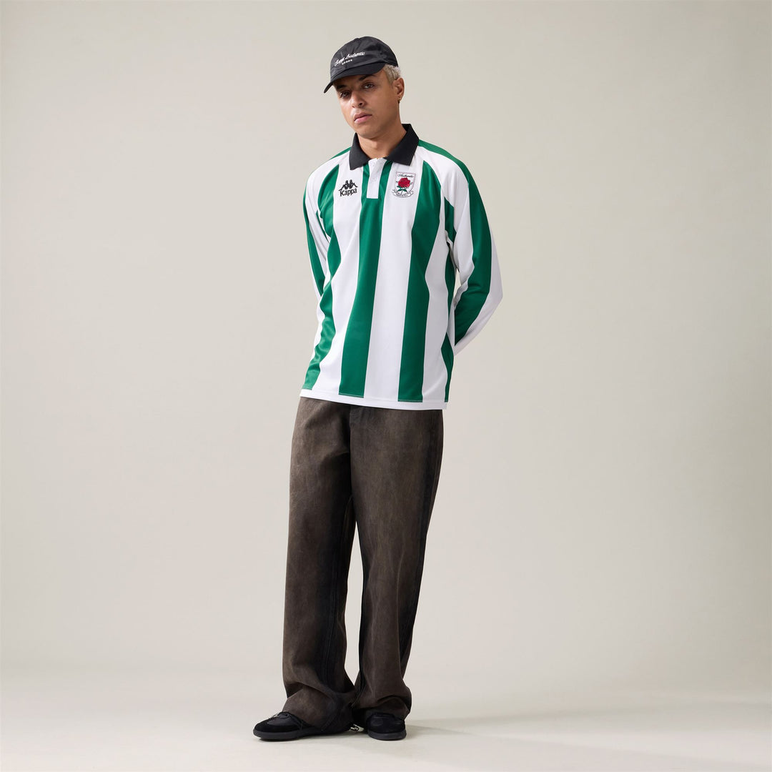 AUTHENTIC OVIBET - Active Jerseys - Polo - Man - Green Jacket-White Natural-Black main