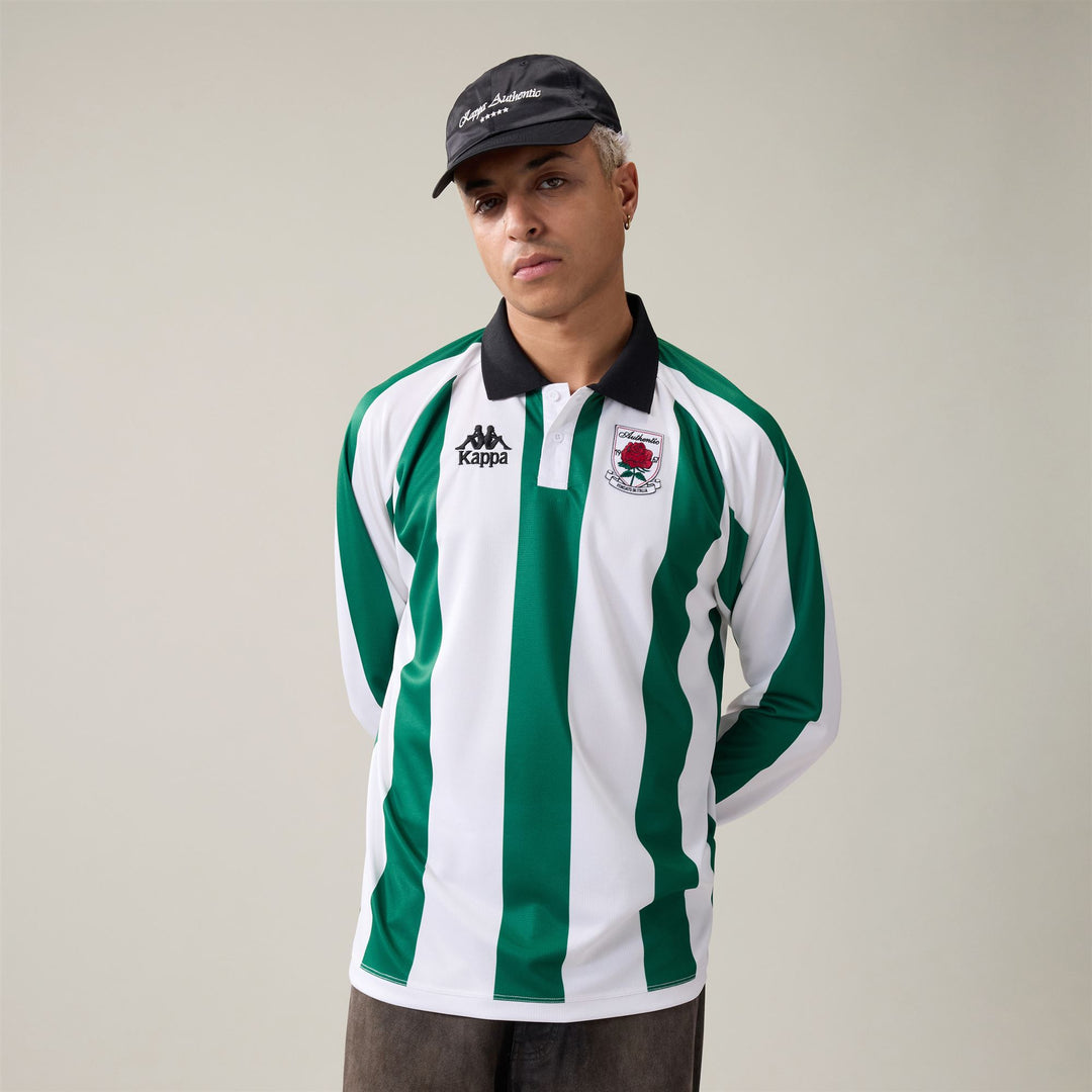 AUTHENTIC OVIBET - Active Jerseys - Polo - Man - Green Jacket-White Natural-Black main