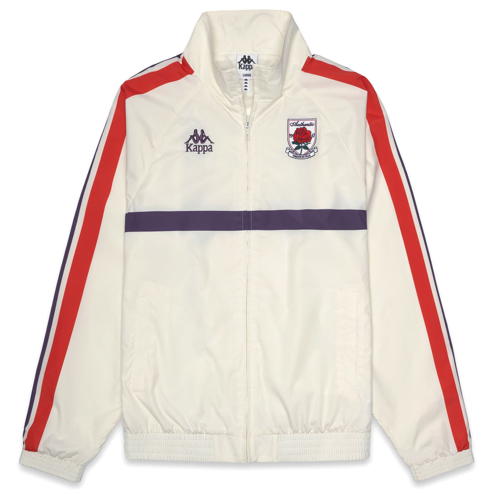AUTHENTIC    OSADER - Fleece - Jacket - Man - White Natural-Violet Anil 02