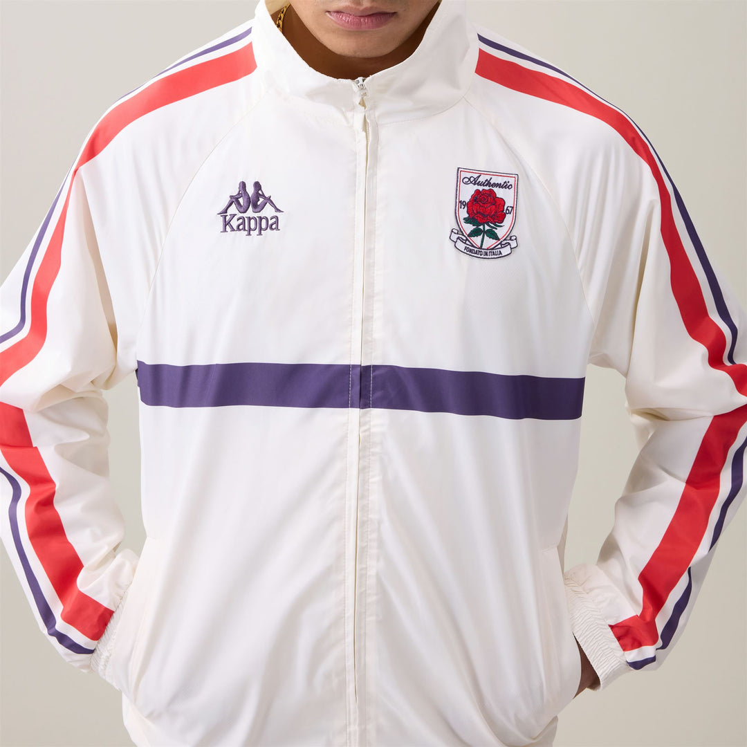 AUTHENTIC    OSADER - Forro polar - Chaqueta - Hombre - White Natural-Violet Anil main