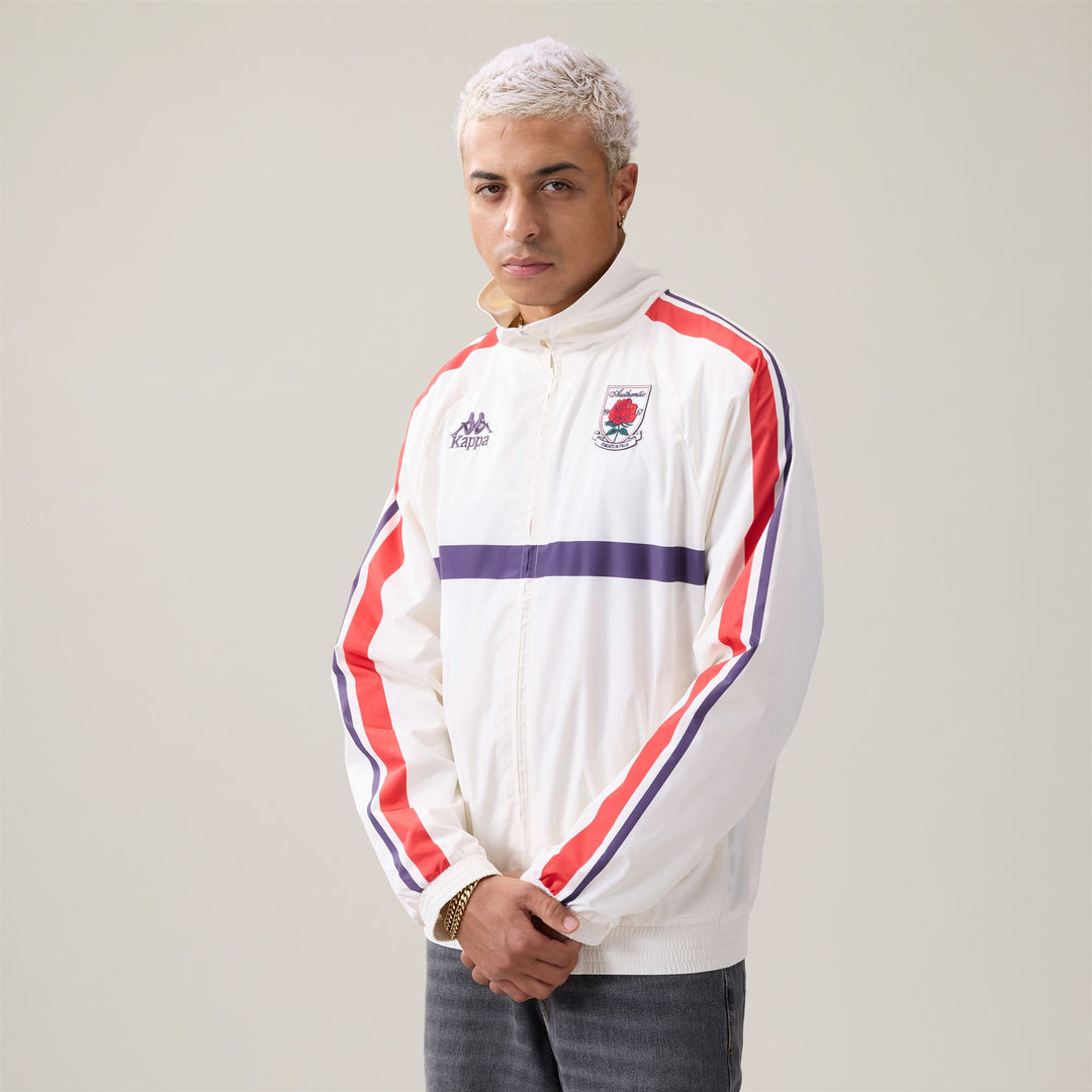 AUTHENTIC    OSADER - Forro polar - Chaqueta - Hombre - White Natural-Violet Anil main