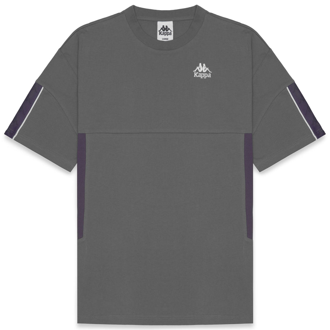222 BANDA OMRI - T-Shirts & Top - T-Shirt - Man - Grey Charcoal-Violet Anil main
