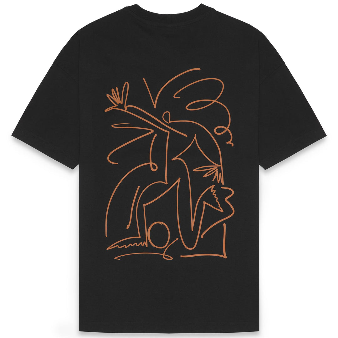 AUTHENTIC ORASY - T-shirts et hauts - T-shirt - Homme - Black-Orange Desert main