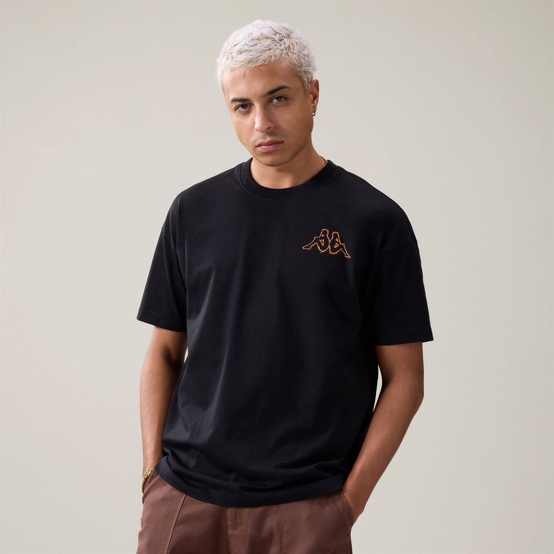 AUTHENTIC ORASY - T-shirts et hauts - T-shirt - Homme - Black-Orange Desert main