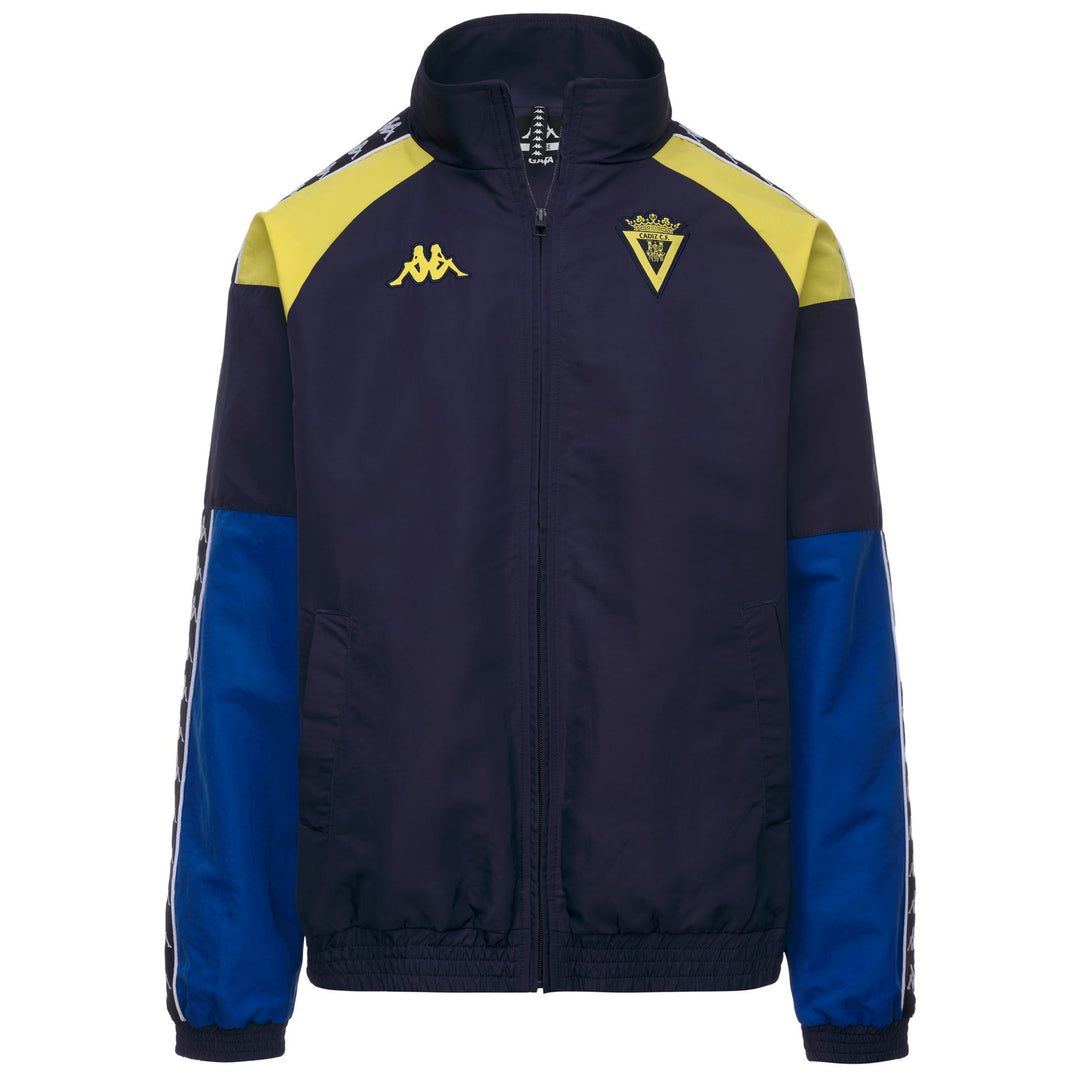 Veste de survêtement polaire oversize Cadiz CF Football pour homme, bleue 01