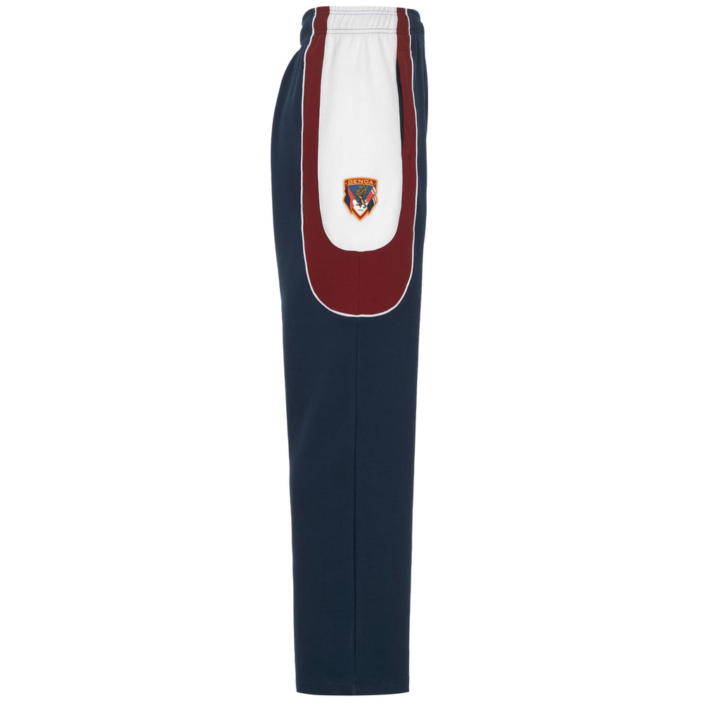 Pantalon de supporter de football bleu pour homme, coupe classique, avec poche zippée 02