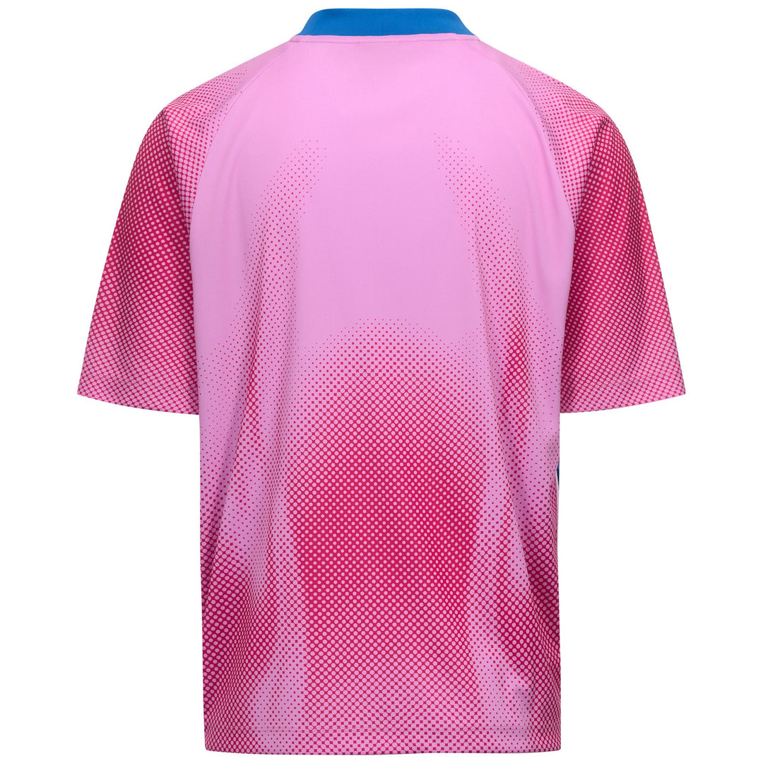 T-shirt de sport bleu pour homme avec empiècements en mesh main
