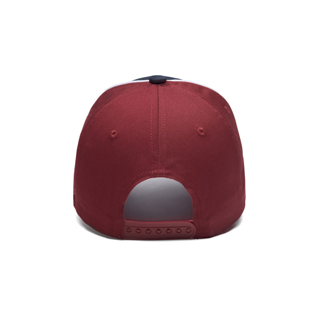 Cappellino da baseball unisex in cotone blu e rosso main