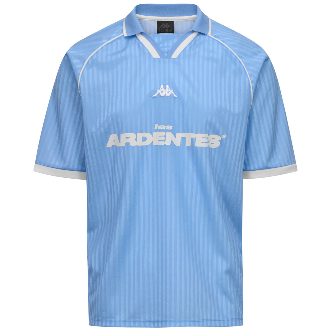 T-shirt de sport bleu pour homme, coupe confortable, avec empiècements en maille 01