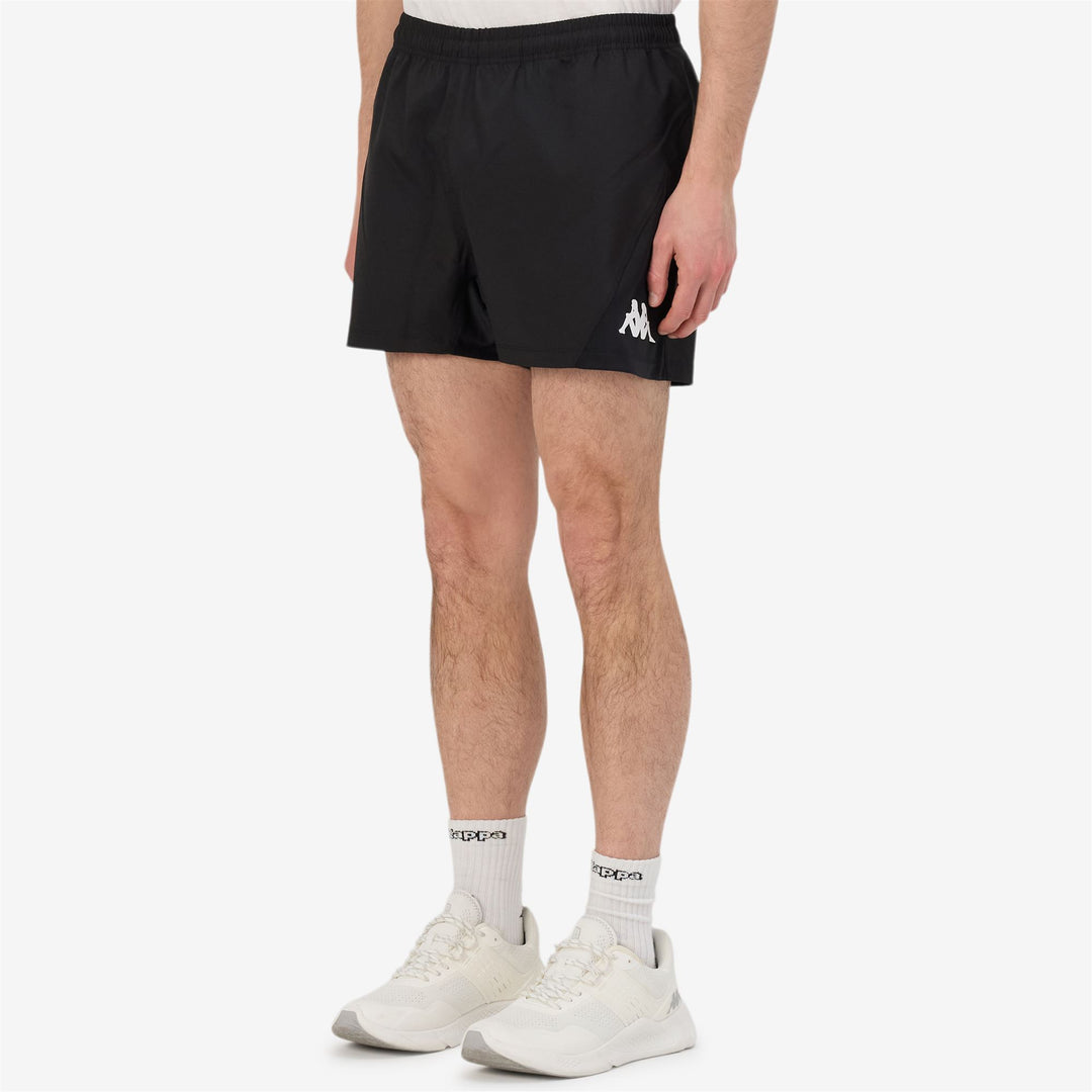 Pantaloni Sportivi Rugby Uomo Neri con Vita Elastico main