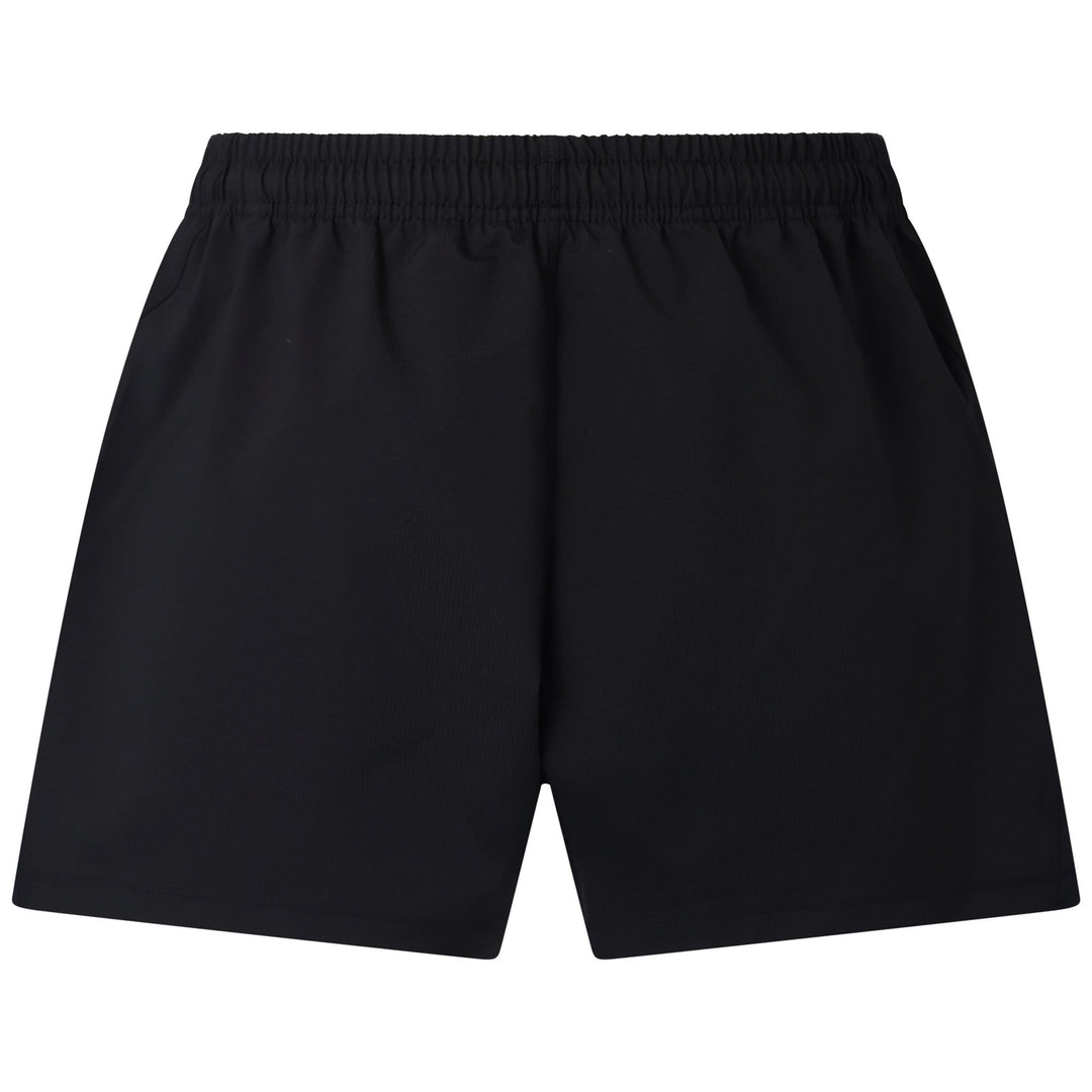 Pantaloni Sportivi Rugby Uomo Neri con Vita Elastico main