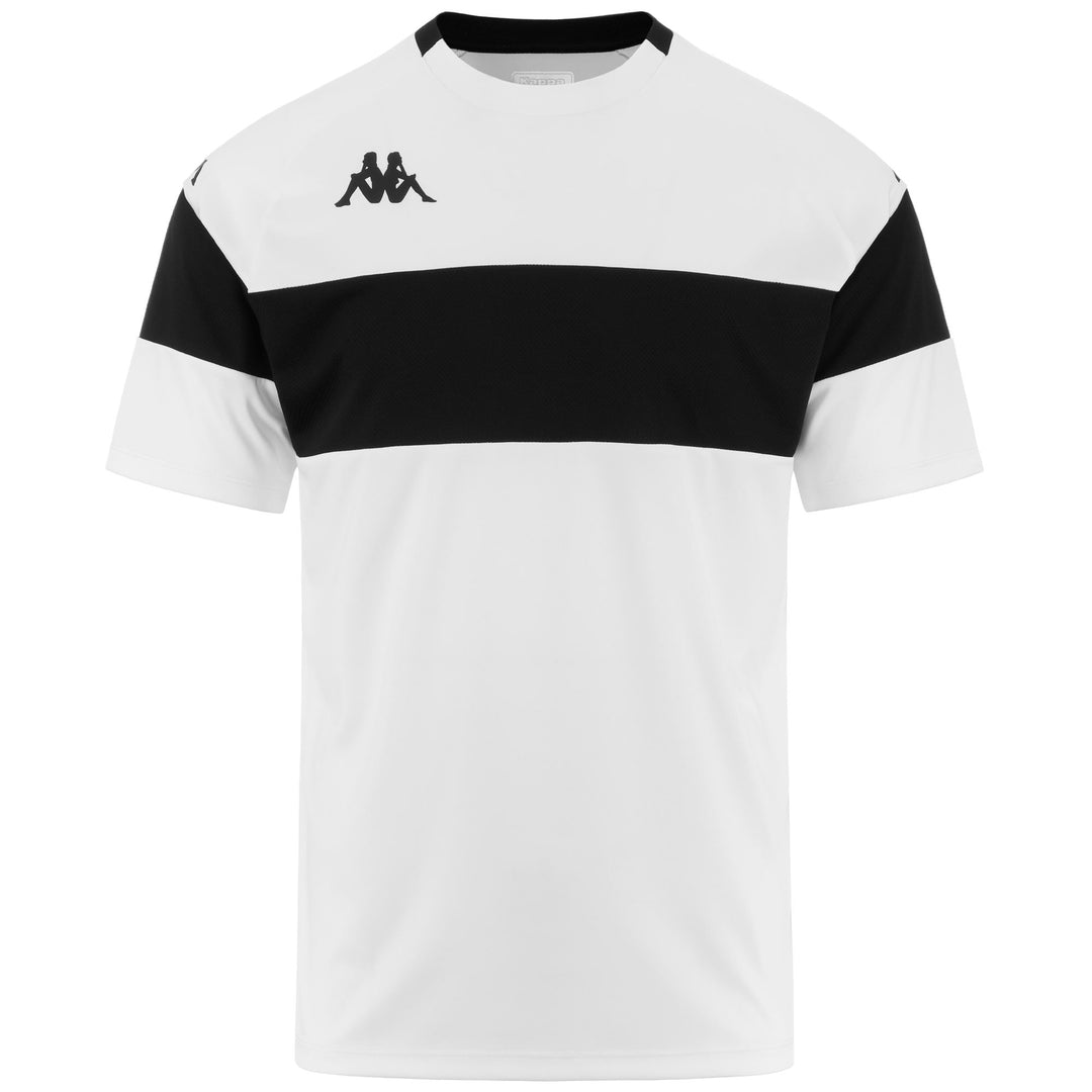 Black White Men's Football Jersey Slim Fit. 01