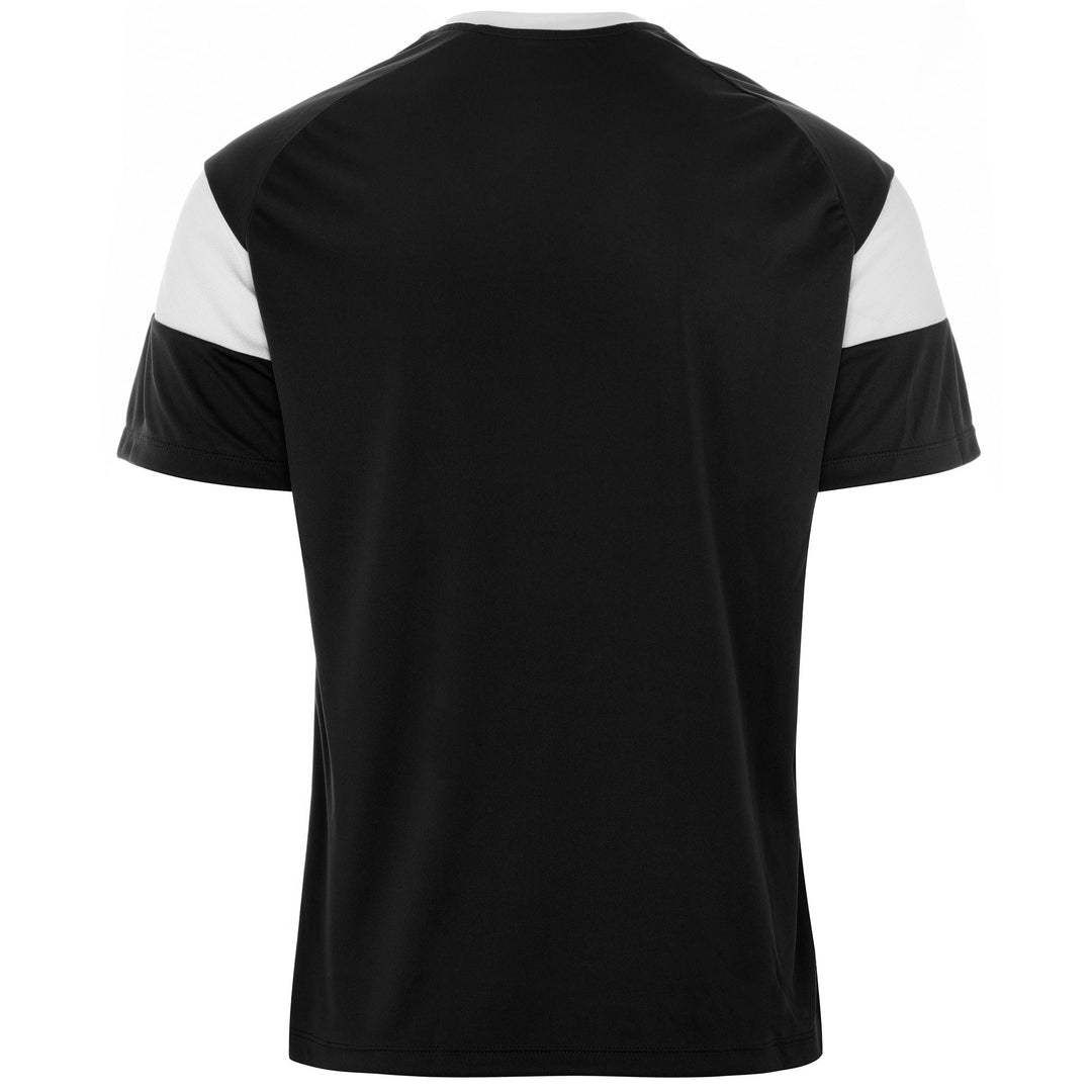 Maillot d'entraînement de football noir pour homme, coupe ajustée, en tissu mesh main