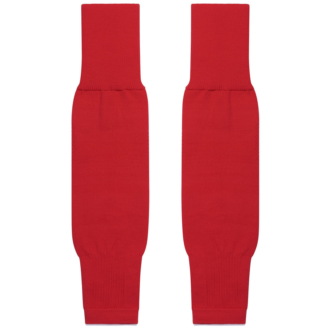 Chinese Red Men's Football Socks with Jacquard Design. main