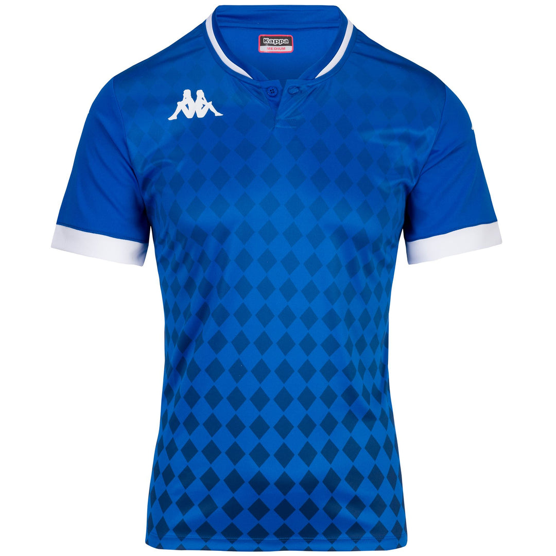 Polo de fútbol azul zafiro para hombre. main