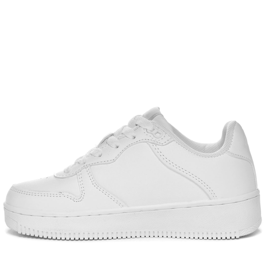 Grey White Kid's Walking Sneakers main