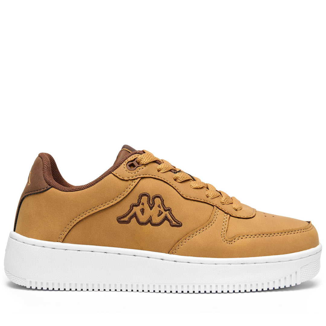 Yellow tan Unisex Low Cut Sneakers with Rubber Outsole main