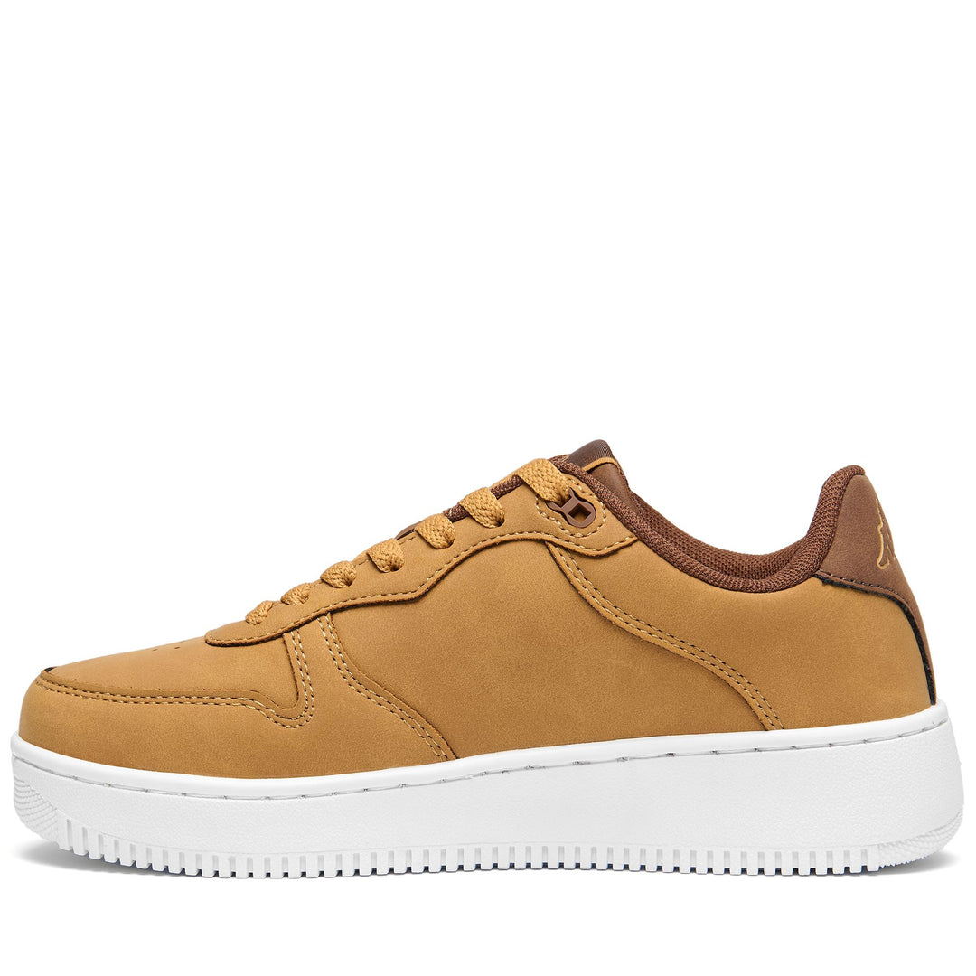 Yellow tan Unisex Low Cut Sneakers with Rubber Outsole main