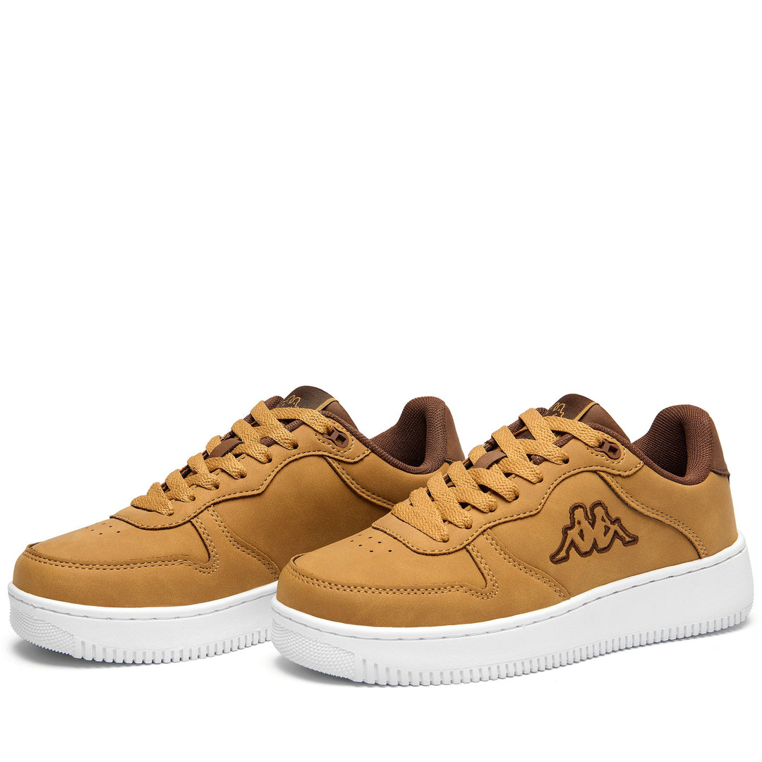 Yellow tan Unisex Low Cut Sneakers with Rubber Outsole 01