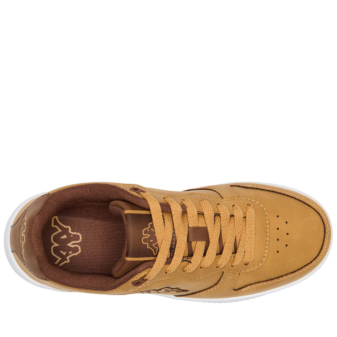 Yellow tan Unisex Low Cut Sneakers with Rubber Outsole main