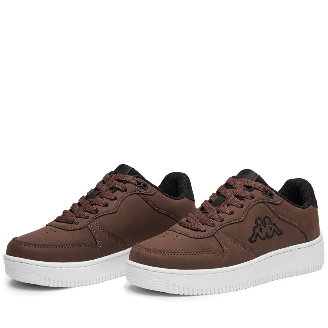 Brown unisex Low Cut Sneakers with Rubber Outsole 01