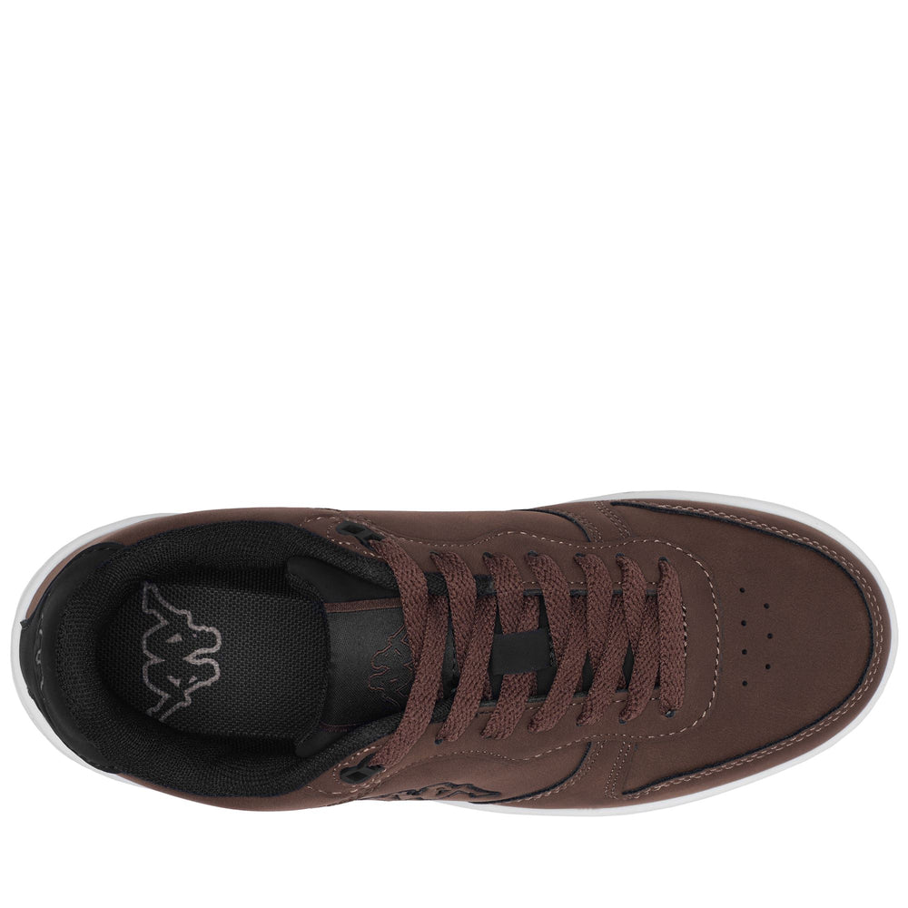 Brown unisex Low Cut Sneakers with Rubber Outsole 02