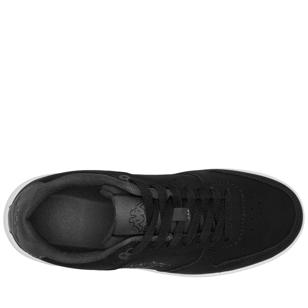 Black grey Unisex Low Cut Sneakers with Rubber Outsole 02