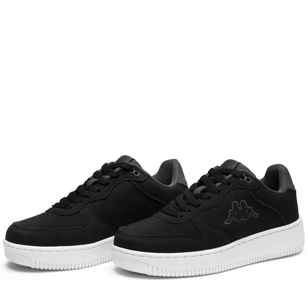 Black grey Unisex Low Cut Sneakers with Rubber Outsole 01