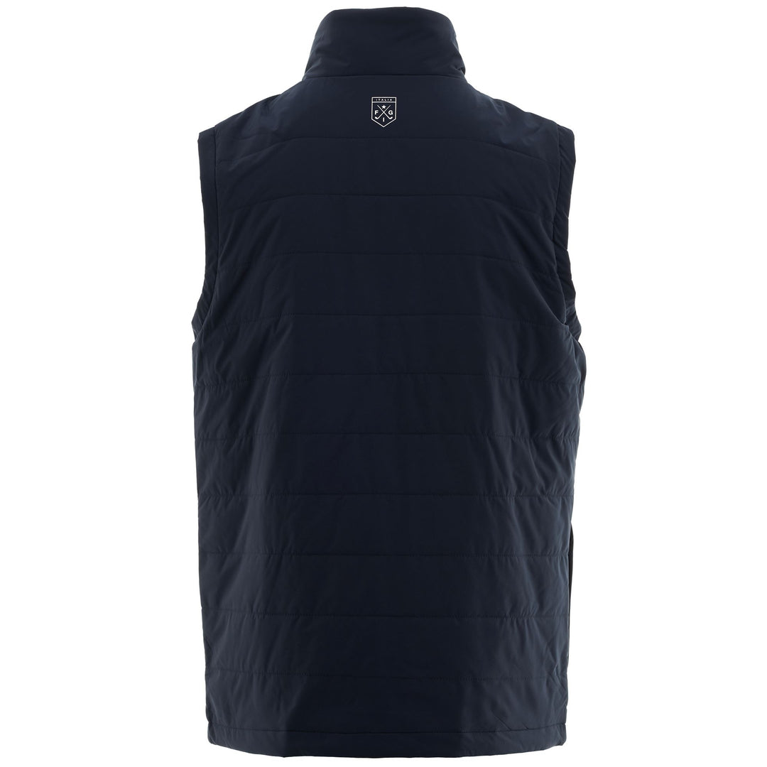 Dark Blue Unisex Golf Softshell Jacket with Wind Protection main