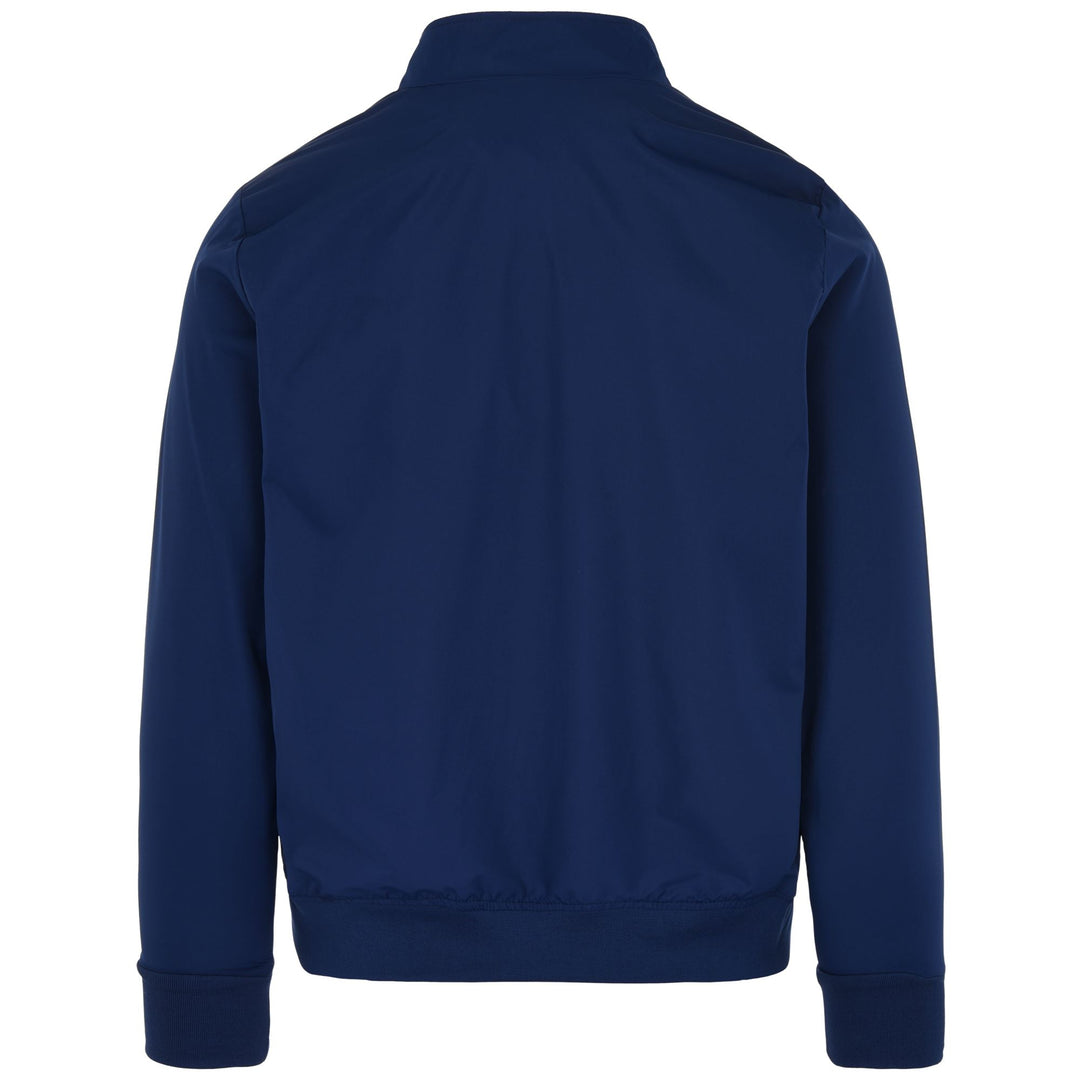 Giacca in pile blu da uomo, vestibilità regolare, ideale per il calcio. main