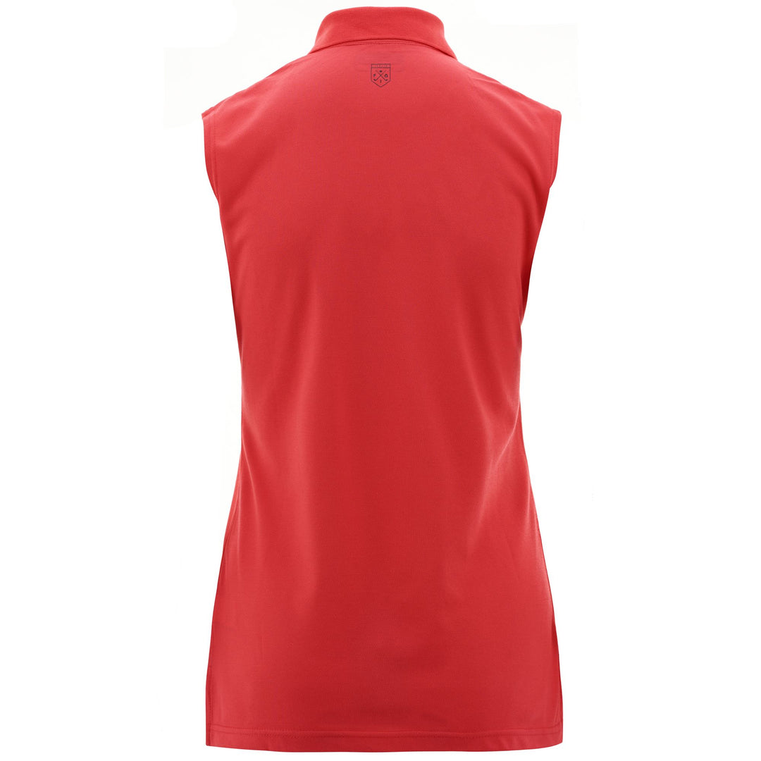 Violet Pink Women's Slim Fit Golf Polo Shirt with UV Protection main