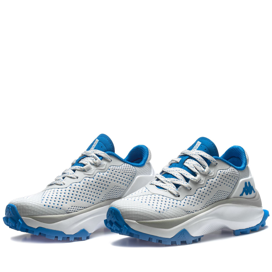 Chaussures de golf blanches unisexes basses avec semelle extérieure en caoutchouc main