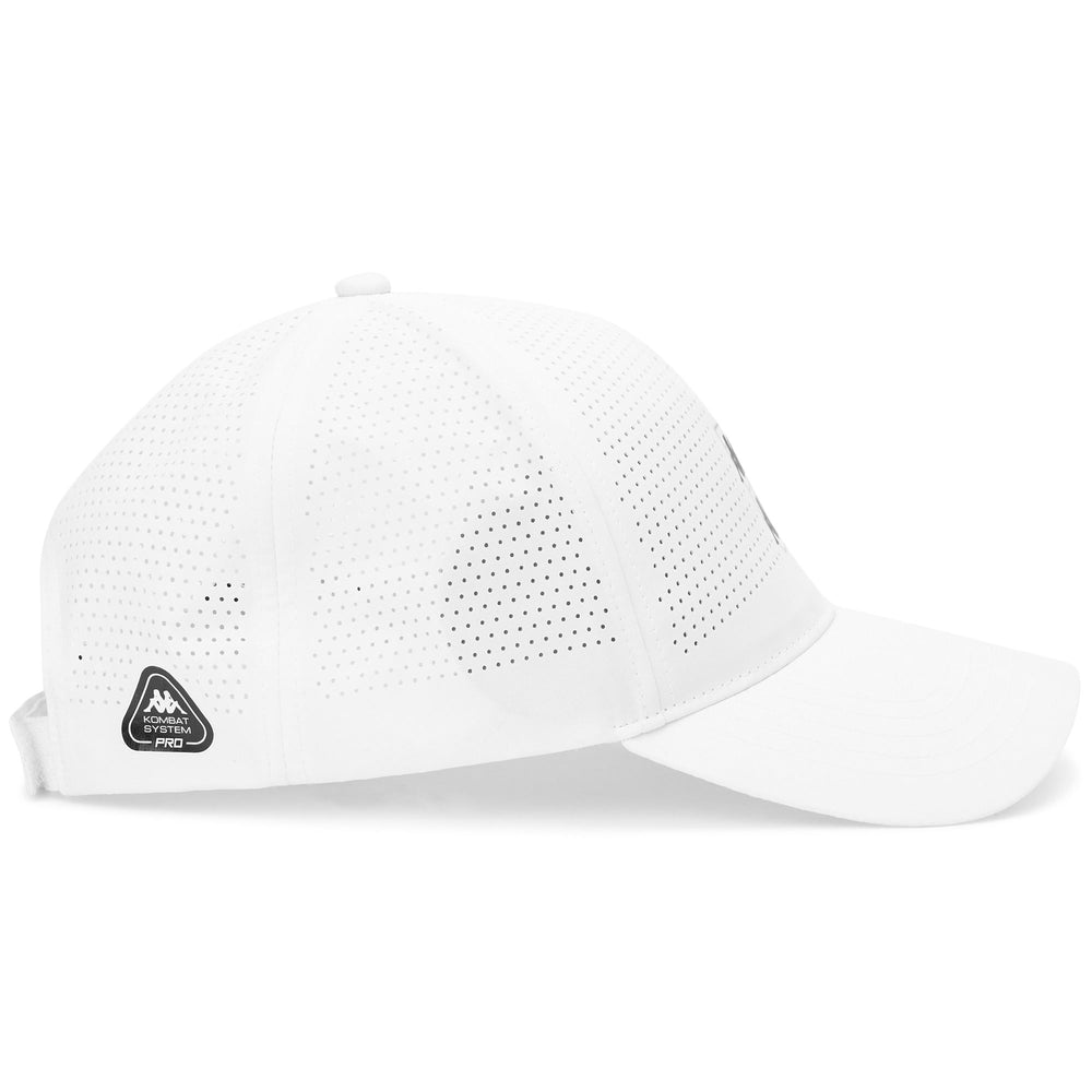 Grey White Unisex Padel Cap with Adjustable Strap 02