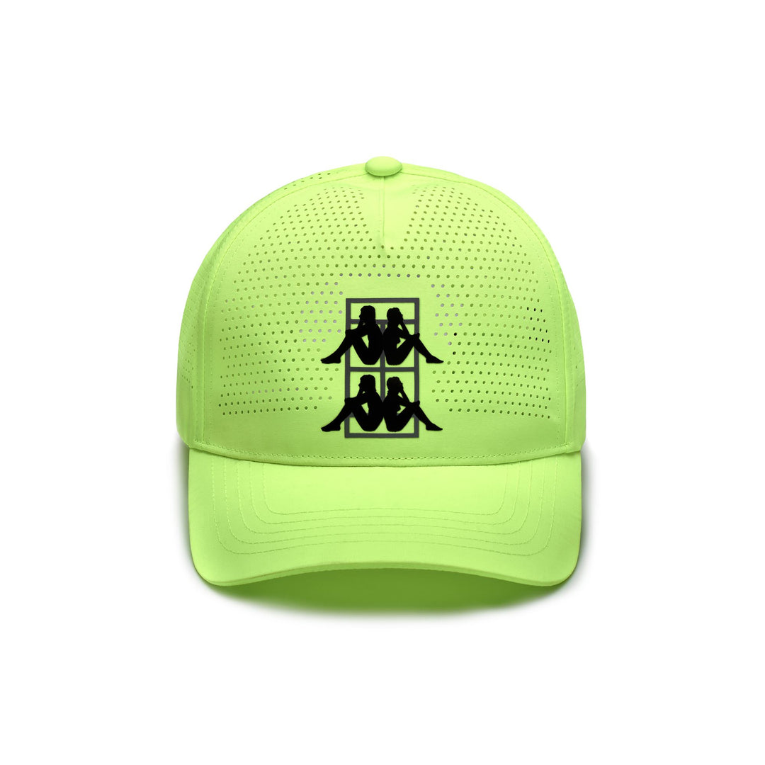 Acid Green Unisex Padel Cap with Adjustable Strap main