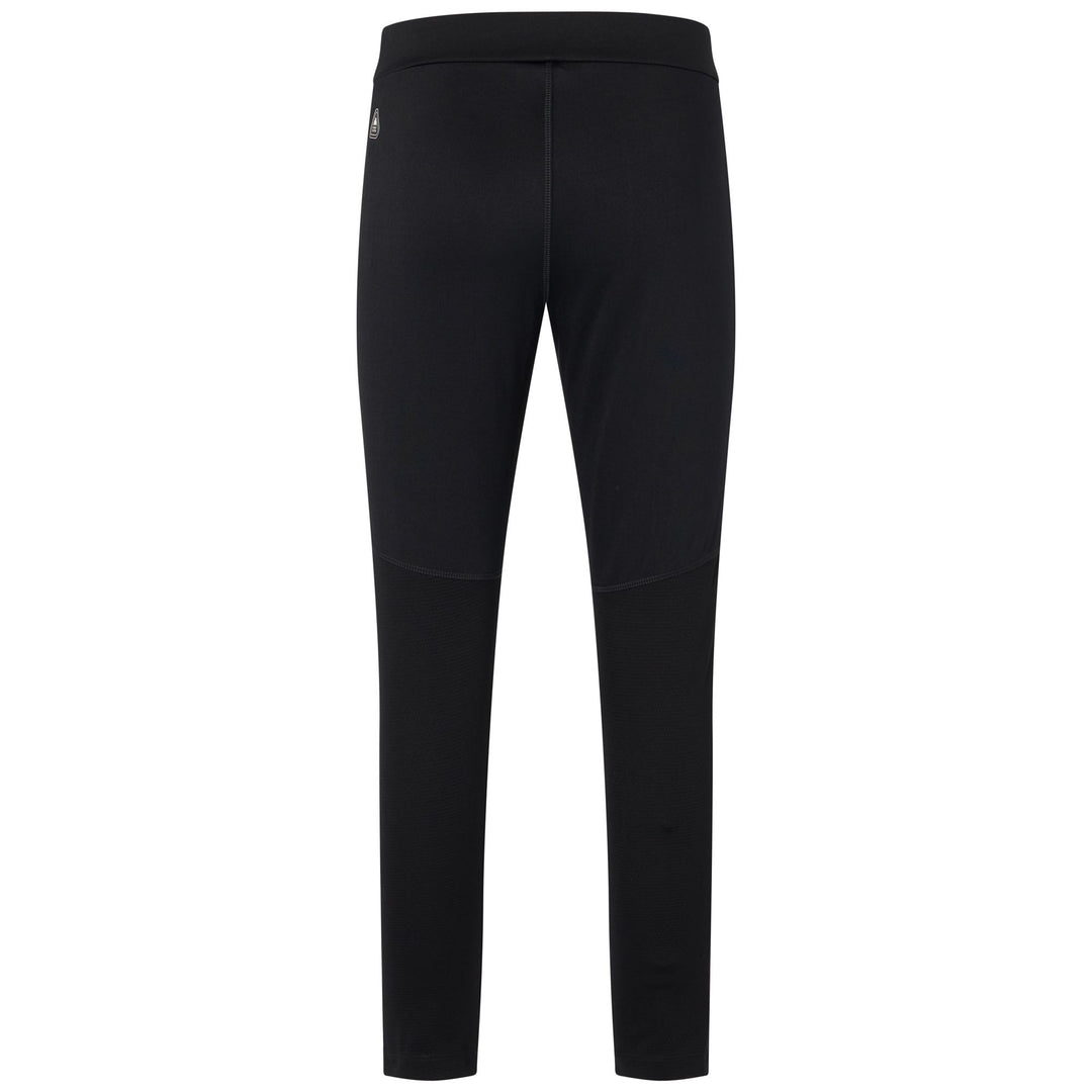 Pantaloni Sportivi da Allenamento Donna Neri con Inserti in Rete main