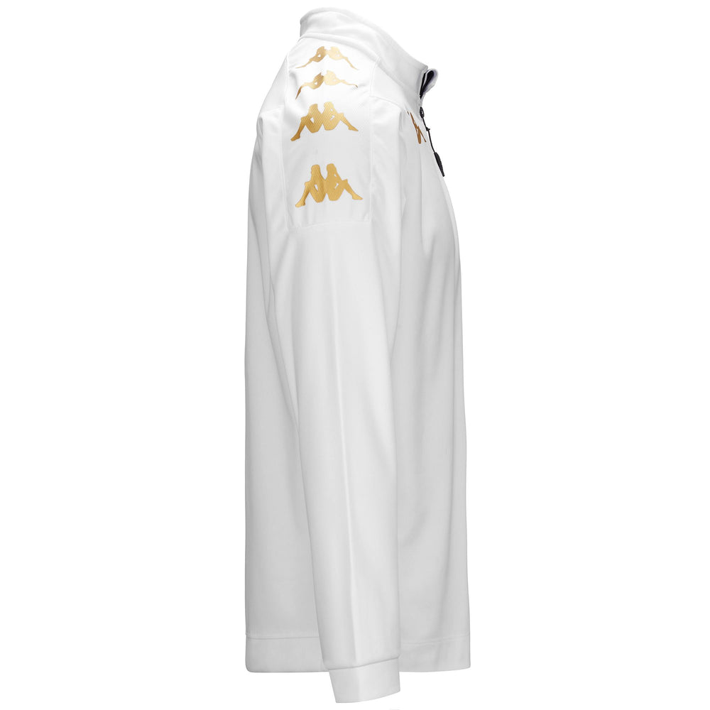 Grey White Men's Football Fleece Jumper 02