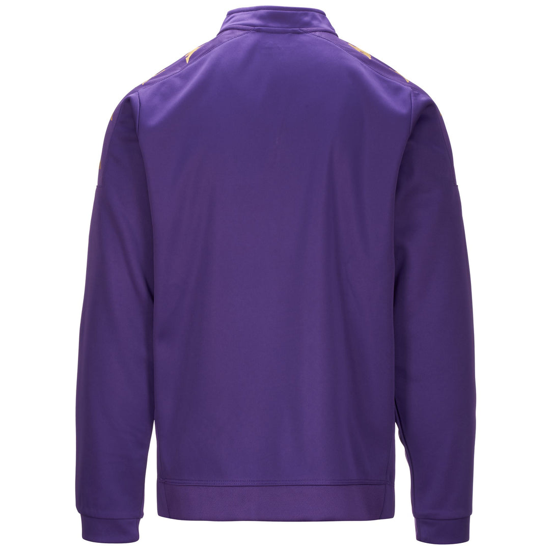 Violet Men's Football Training Fleece Jumper with Half Zip main