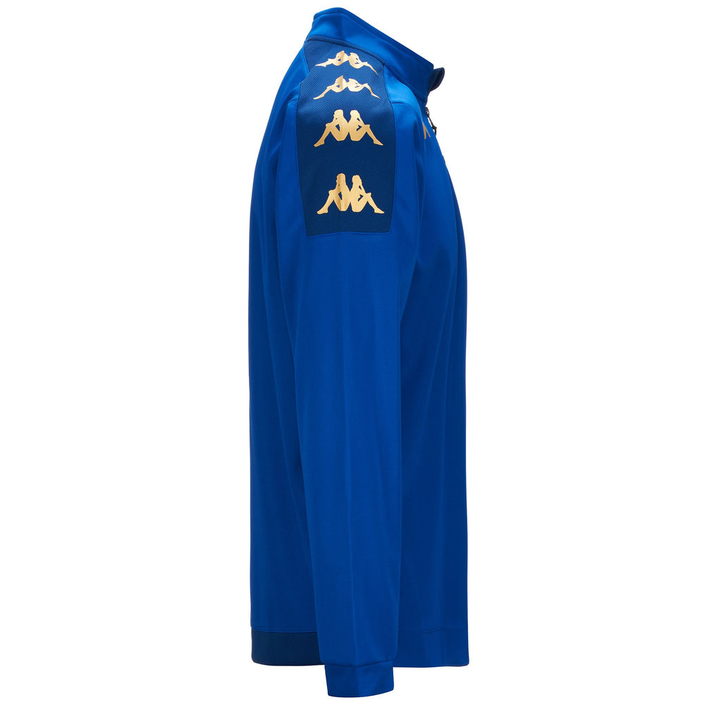 Cobalt Blue Men's Football Training Fleece Jumper 02