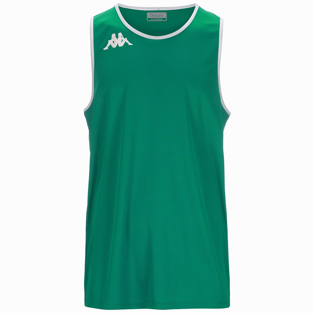 Green Men's Regular Fit Basketball Tank Top 01
