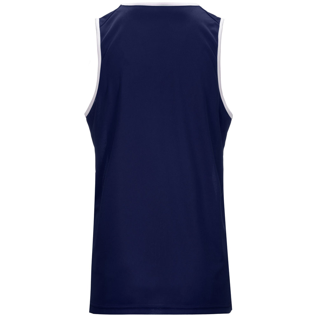 Débardeur de basketball bleu pour homme, sans manches, en tissu texturé main