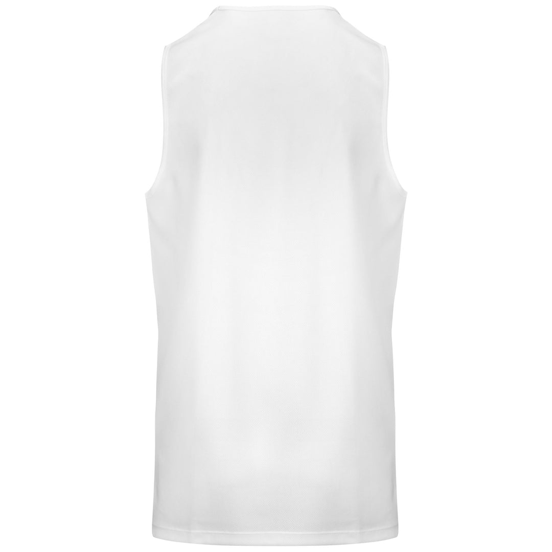 Débardeur de basketball blanc pour homme, coupe classique, en tissu texturé main